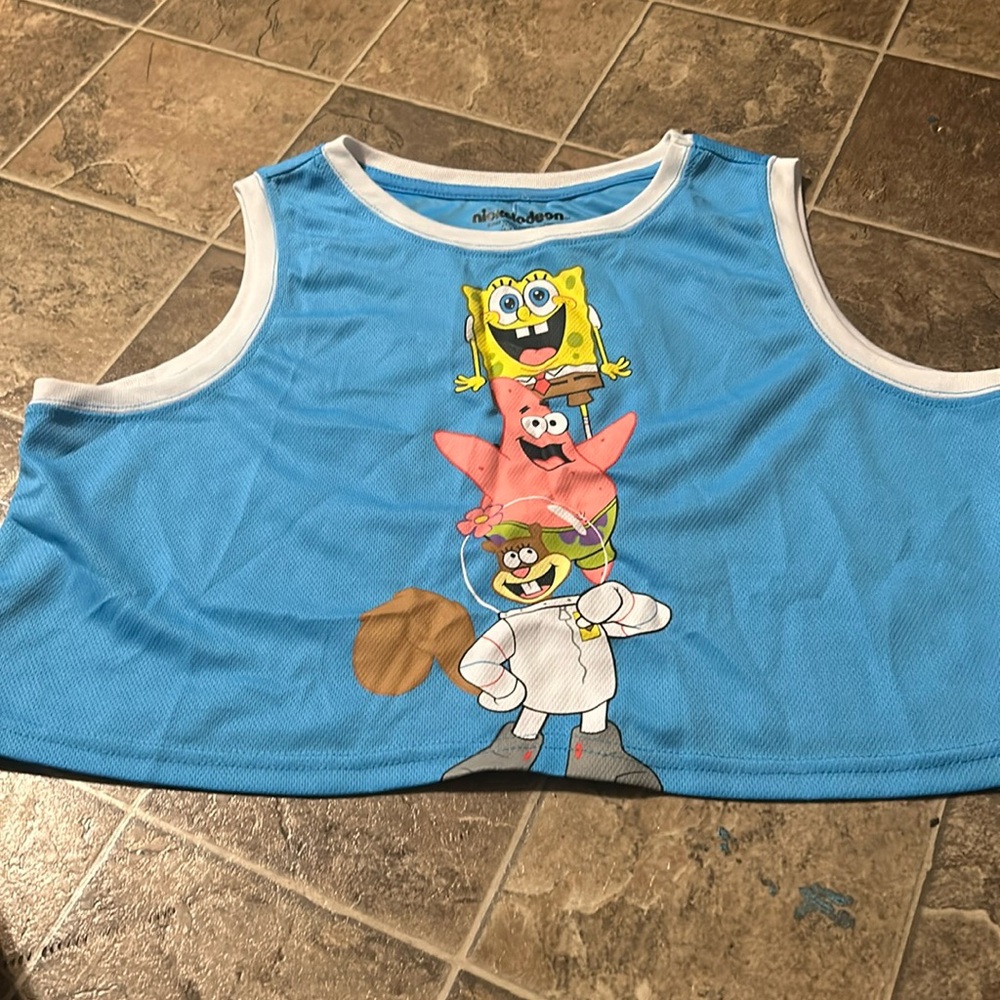 Spongebob Cropped tank top